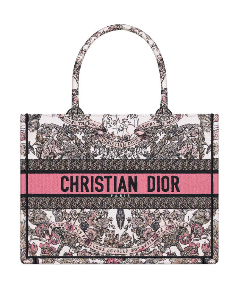 Christian Dior Medium Dior Book Tote Pink